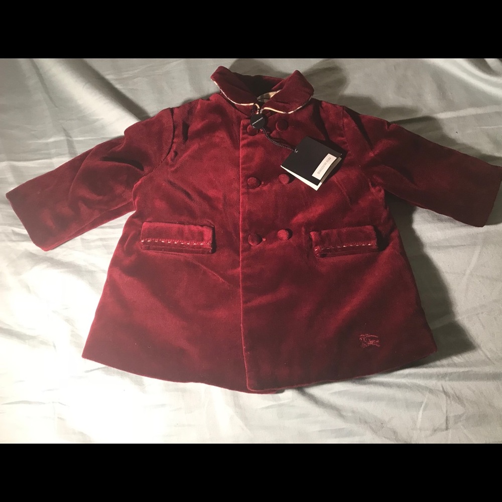 Burberry coat girl